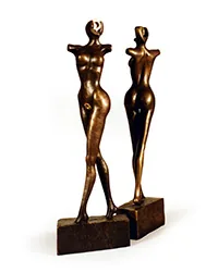 Woman-Mother, Bronze Sculptures